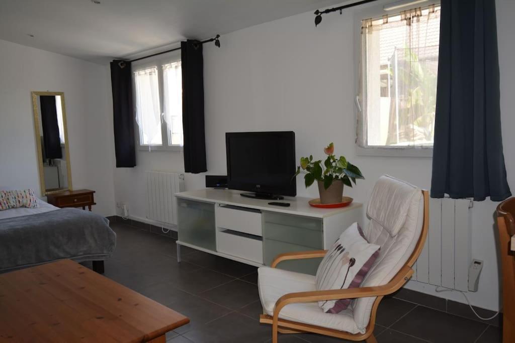 Grand Studio Independant Avec Jardin Goussainville  Ngoại thất bức ảnh